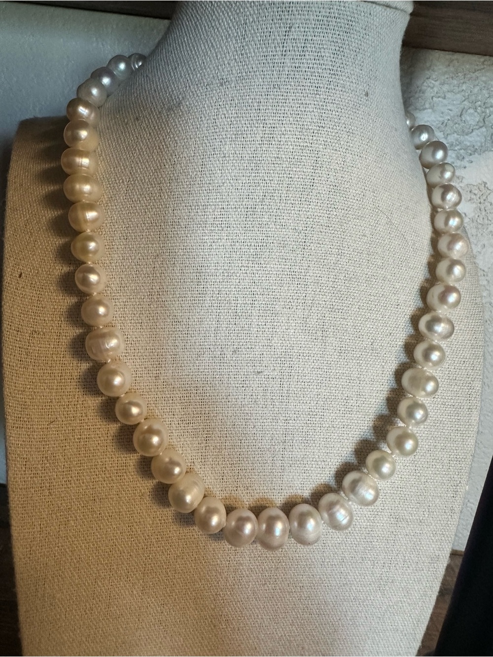 Classic Authentic Pearl Strand Necklace